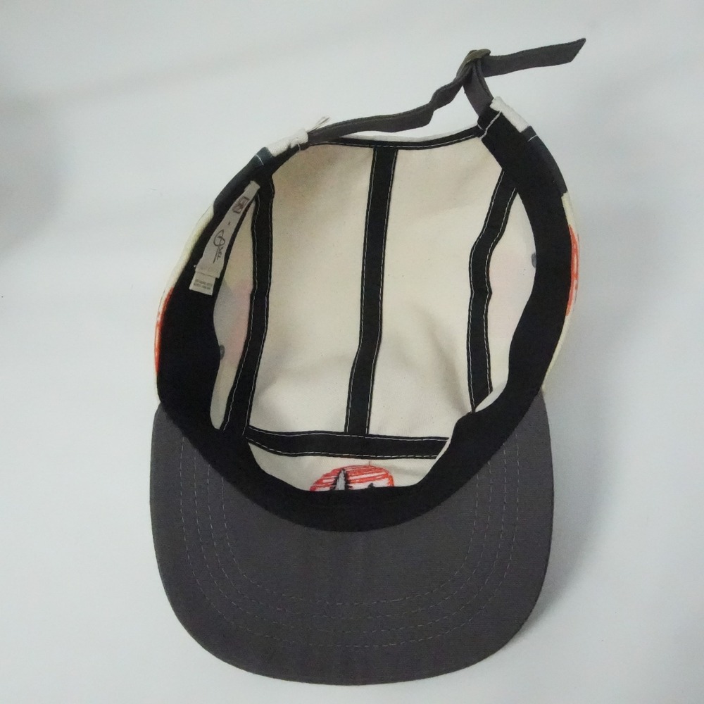 Rustek x Abel 5 Panel Organic Cotton Bamboo Cork Brim Men Hat One Size Skate - Picture 2 of 11